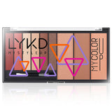 LYKD All-in-One Blush & Eyeshadow Palette 299 Cozy Earth