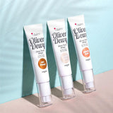 theBalm Oliver Dewy Face Drops Highlighter - Golden Glow: Achieve Radiant, Luminous Skin with this Illuminating Liquid Makeup