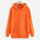 Raglan Sleeve Kangaroo Pocket Hoodie