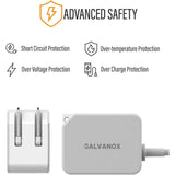 Rapid Charger for All Google Pixel Models Wall Plug Travel Adapter with Folding Prongs