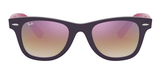 Ray-Ban 9066S Mirrored Purple Round Sunglasses 47mm