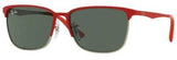 Ray-Ban 9535S 245/71 Gray Metal Sunglasses 51mm