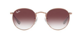 Ray-Ban 9547S 291/8H Bronze Metal Round Sunglasses 44mm