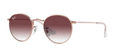 Ray-Ban 9547S 291/8H Bronze Metal Round Sunglasses 44mm