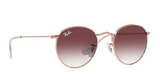 Ray-Ban 9547S 291/8H Bronze Metal Round Sunglasses 44mm