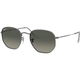 Ray-Ban Rb3548n Hexagonal Flat Lens Sunglasses (Refurbished)