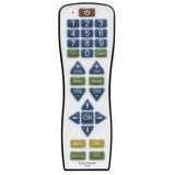 Pure Control PC100 TV Universal Hospitality Remote Control with Flat Membrane Surface