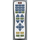 Pure Control PC100 TV Universal Hospitality Remote Control with Flat Membrane Surface