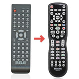 Anderic Substitute for RCA PLCDV100 TV/DVD Remote Control [RRU401-2845]