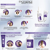 L'Oreal Paris Excellence Cool Creme 3.11: Cool Dark Brown Hair Dye, Anti-Brass, 100% Gray Coverage - At Home Hair Color