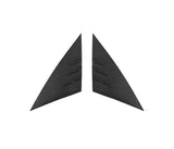 Real Dry Carbon Fiber A-Pillar Accent Overlays for Model 3 / Y