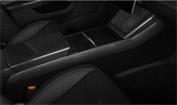 Real Dry Carbon Fiber Center Console Side Panel Overlays for Model 3 Highland / Model Y Juniper(2 Pieces)