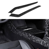 Real Dry Carbon Fiber Center Console Side Panel Overlays for Model 3 Highland / Model Y Juniper(2 Pieces)