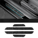 Real Dry Carbon Fiber Door Sill Strip Cover for Model 3 / Y