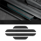 Real Dry Carbon Fiber Door Sill Strip Cover for Model 3 / Y