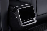 Real Dry Carbon Fiber Rear Screen Trim Frame Overlay for Model 3 Highland