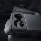 Alcantara Rear Cup Holder Cover for Model 3 Highland | Water-Resistant