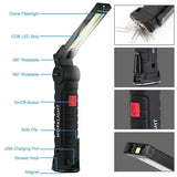 Rechargeable COB LED Slim Work Folding Light