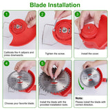 Rechargeable Electric Cordless Grass Trimmer with Alloy Saw Blade