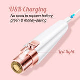 Rechargeable Facial Hair Remover and Eyebrow Trimmer
