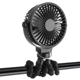 Rechargeable Handheld Fan with Flexible Tripod