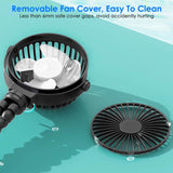 Rechargeable Handheld Fan with Flexible Tripod