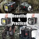 Rechargeable LED Spotlight Flashlight