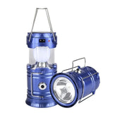 Rechargeable Solar Camping Lantern with Flashlight |Select Packaging  & Plug