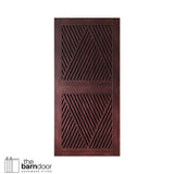 Diamond Pattern Pine Wood DIY Barn Door