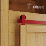 Mini Straight Top Mount Barn Door Hardware