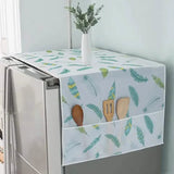 Refrigerator and Washing Machine Dust Covers with Pockets