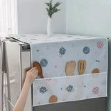 Refrigerator and Washing Machine Dust Covers with Pockets