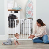 Regalo Easy Step 38.5-Inch Extra Wide Walk Thru Baby Gate, White Original version