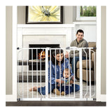 Regalo Easy Step 38.5-Inch Extra Wide Walk Thru Baby Gate, White Original version