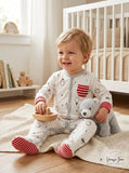 First Impressions Baby Boys Cotton Penguin Footed Coverall, 3-6 Mo