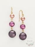 Charter Club Gold-Tone Imitation Pearl Graduated Linear Drop Earrings