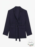 Theory Womens Notch-Collar Jacket, Size 0
