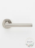 Emtek Brass Helios Lever, Satin Nickel