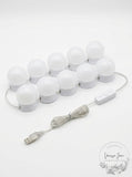 Vanity Lights for Mirror,Premtess Hollywood Style Vanity Lights with 10 dimmable