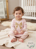 First Impressions Baby Girls Bow Sweater and Striped Tights, Size 12Months