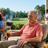 Greg Norman for Tasso Elba Mens 5 Iron Performance Golf Polo, Size Small