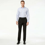 Kenneth Cole Mens Black Stretch Slim Fit Stretch Pants 36 x 30