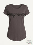 INC International Concepts I.N.C. Embellished Graphic T-Shirt, Size Small