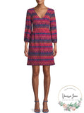 Trina Turk Nicole Crochet Dress W/ Bubble Sleeves, Size 4