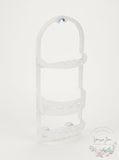 Glacier Bay Over-the-Shower Caddy in Frosted Clear
