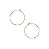 Anne Klein Gold-Tone Large Hoop Earrings