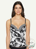 Bleu Rod Beattie Women's Plunge Tankini Top/ Size 6