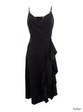 Rachel Rachel Roy Womens Plus Size Ruffled Faux-Wrap Dress, Size 20W
