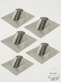 Lot of 5 Amerivent  4Ef Roof  Vent Flashing, 4inches