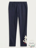 Polo Ralph Lauren Toddler Girls Anchor Stretch Jersey Legging, Size 4T